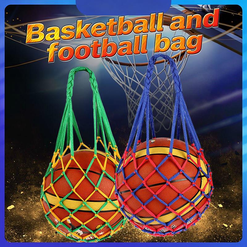 Football Net Bag Nylon Bold St - Sports Equipment Outdoor Storage ulasan dan harga