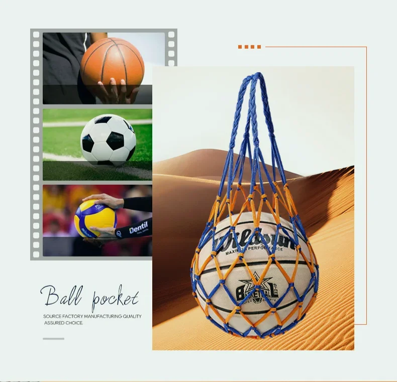 1PC Football Net Bag Nylon Bol - Sports Equipment Outdoor Storage ulasan dan harga