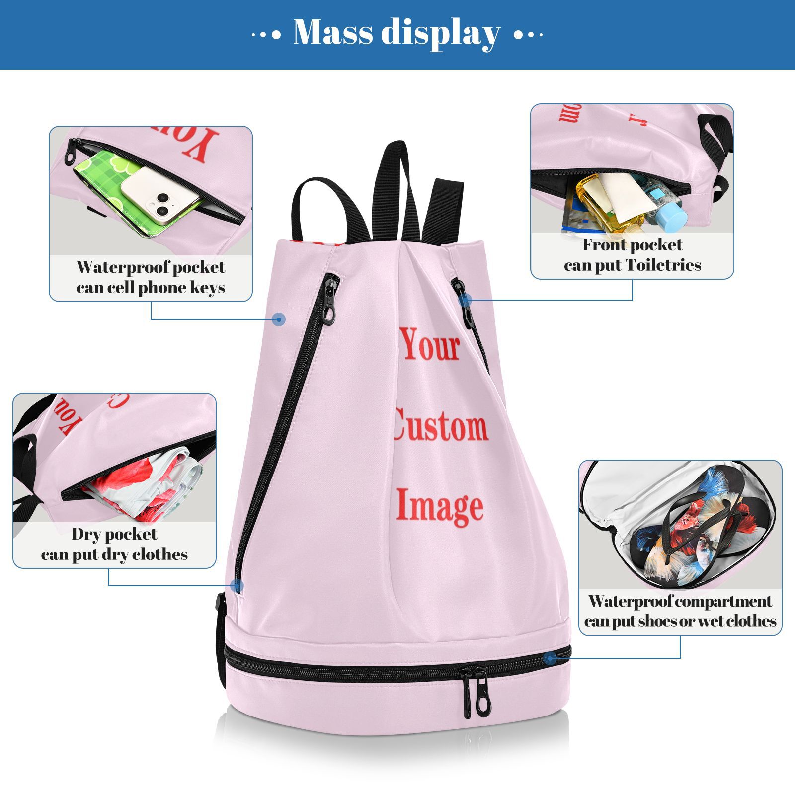 Men Women Gym Bag High Capacit - Sports Equipment Outdoor Storage ulasan dan harga