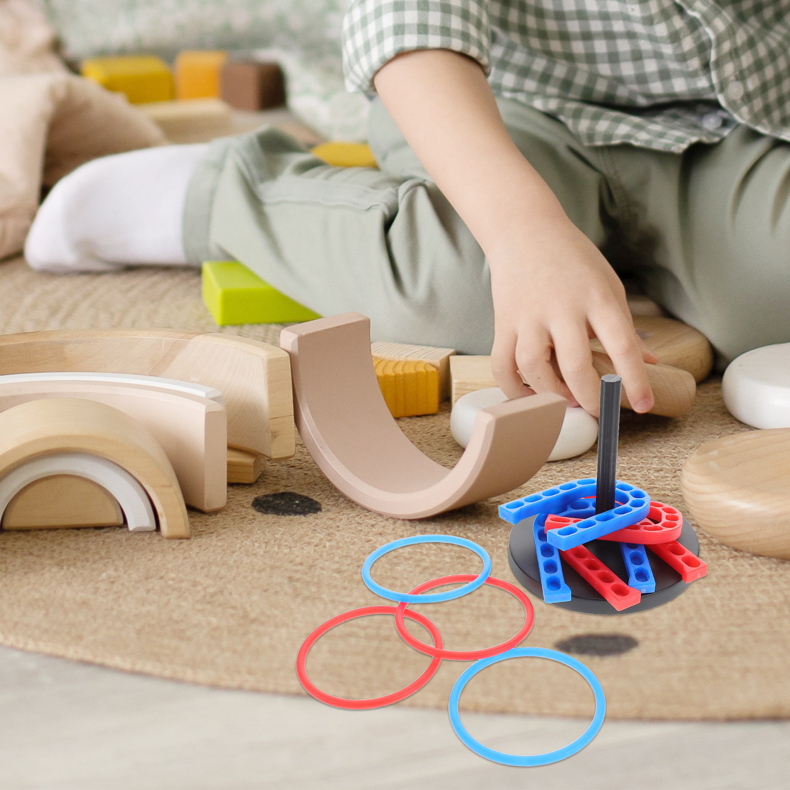 1Set Educational Horseshoe Gam - Horseshoe Game Set ulasan dan harga