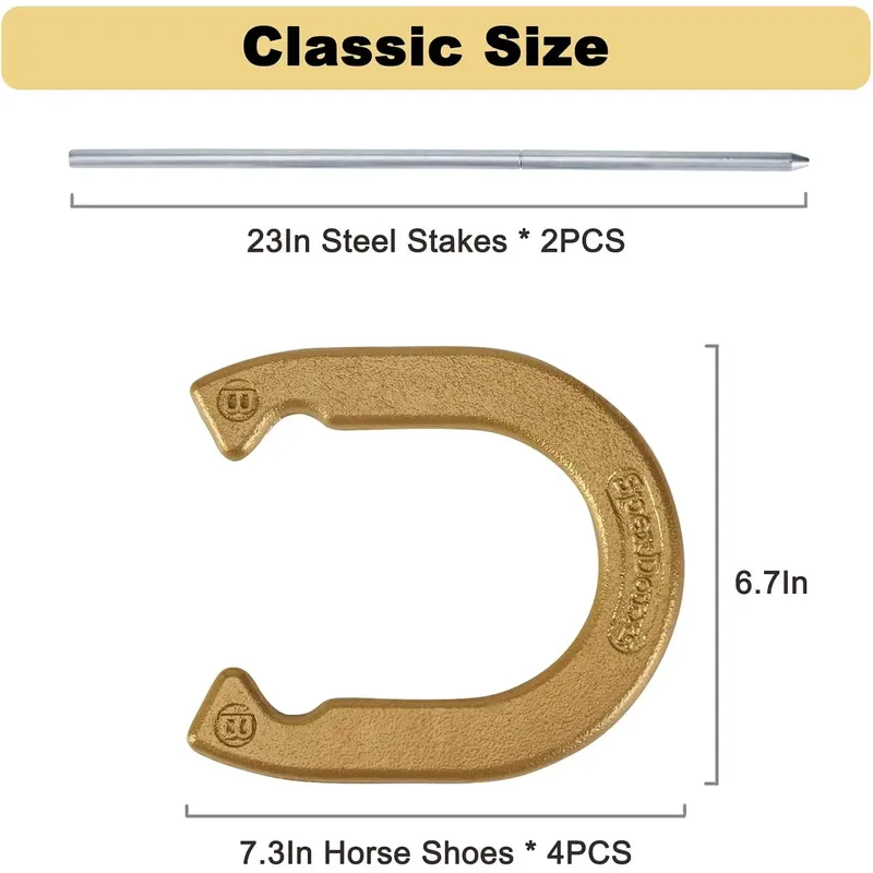 SpexDarxs Classic Horseshoes S - Horseshoe Game Set ulasan dan harga