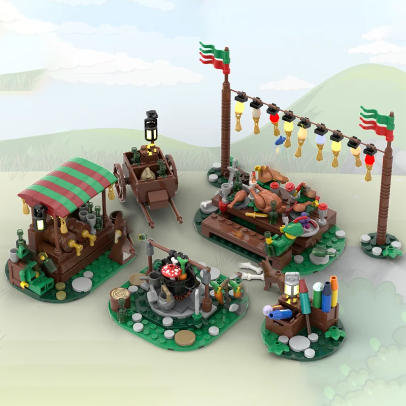 MOC Block Toy 500pcs festival  - Horseshoe Game Set ulasan dan harga