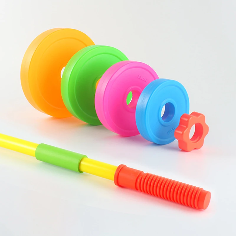Adjustable Kids Dumbbell Barbe - Sports Equipment Kit ulasan dan harga