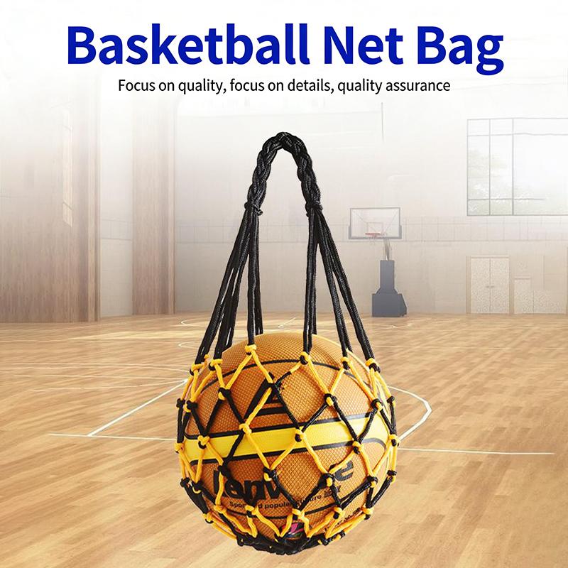 1Pcs Football Net Bag Nylon Bo - Sports Equipment Outdoor Storage ulasan dan harga