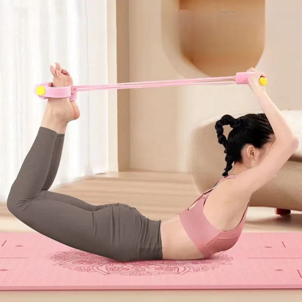 6-Tube Resistance Bands Fitnes - Sports Equipment Kit ulasan dan harga