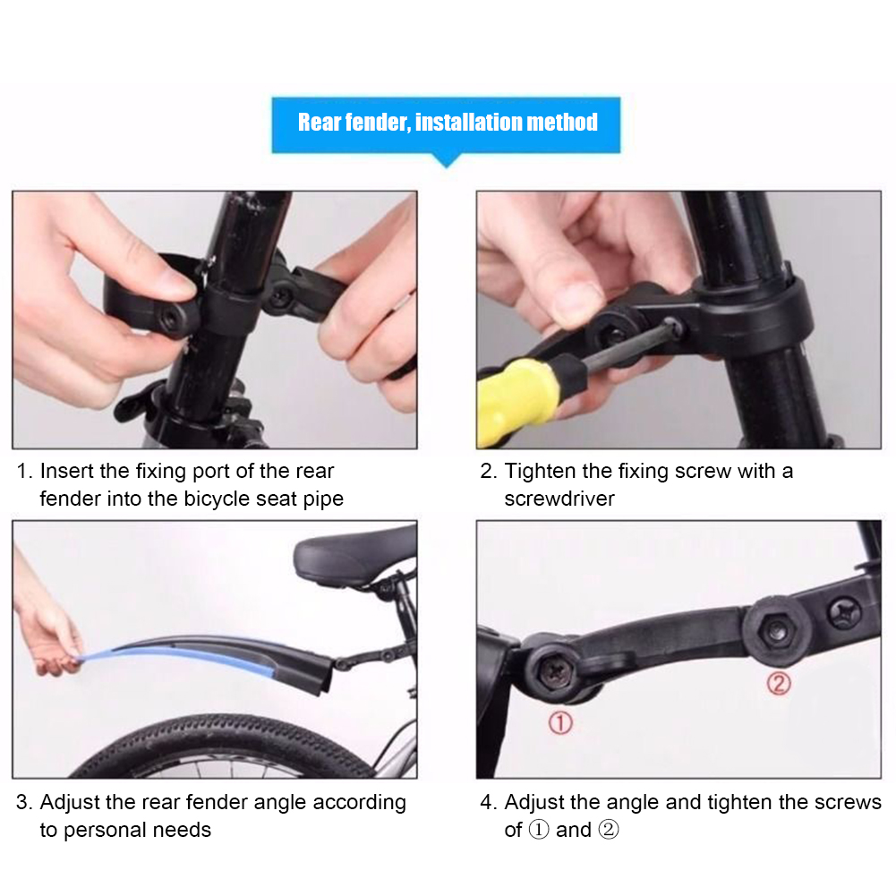 2Pcs Mountain Bike Mudguard Wi - Sports Equipment Kit ulasan dan harga