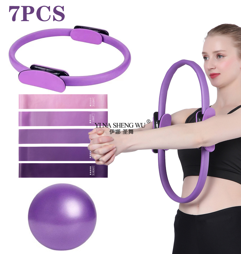 7Pcs Pilates Equipment For Hom - Sports Equipment Kit ulasan dan harga