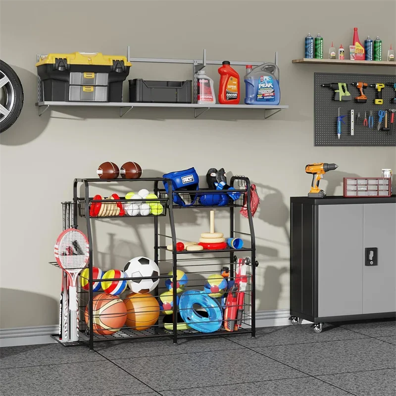 2026 Ball Storage Rack Garage  - Sports Equipment Outdoor Storage ulasan dan harga